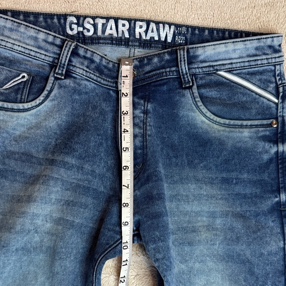 G-Star Men's Blue Straight Jeans 1160 sz 36 - Picture 6 of 12
